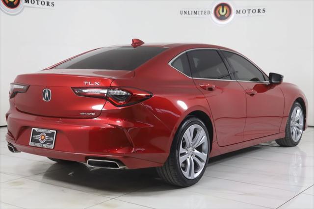 used 2021 Acura TLX car, priced at $29,750