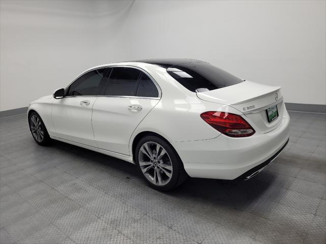 used 2018 Mercedes-Benz C-Class car, priced at $24,195