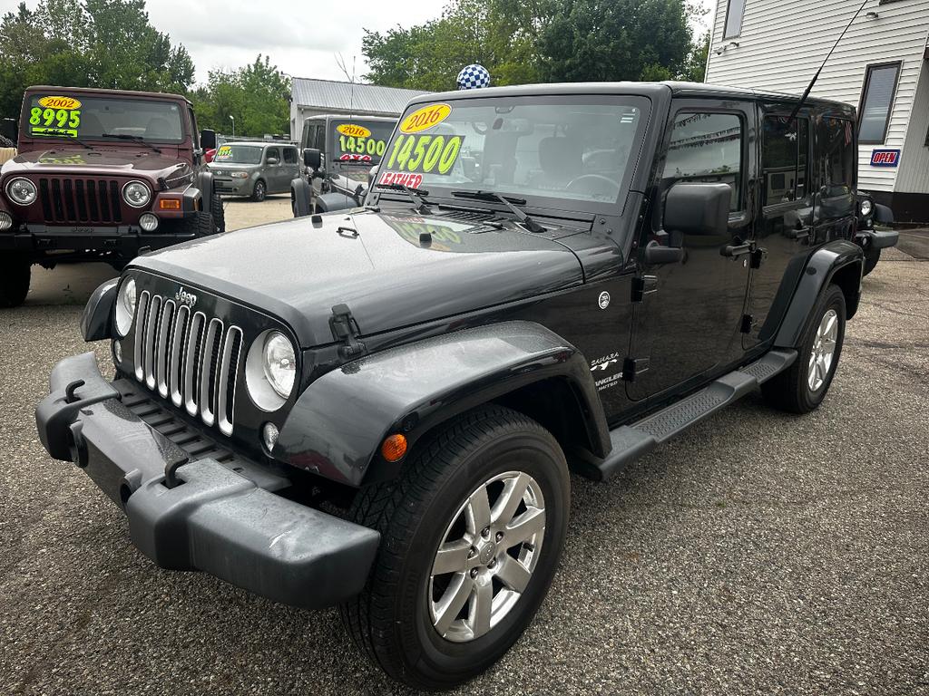 used 2016 Jeep Wrangler Unlimited car, priced at $14,500