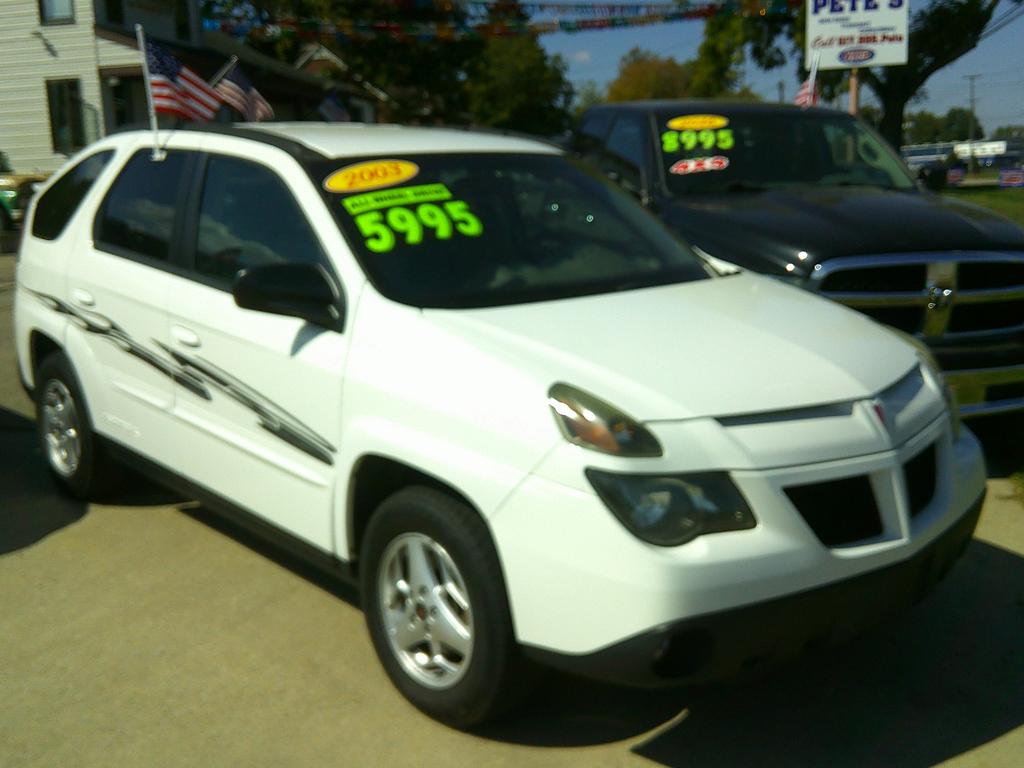 used 2004 Pontiac Aztek car, priced at $5,995