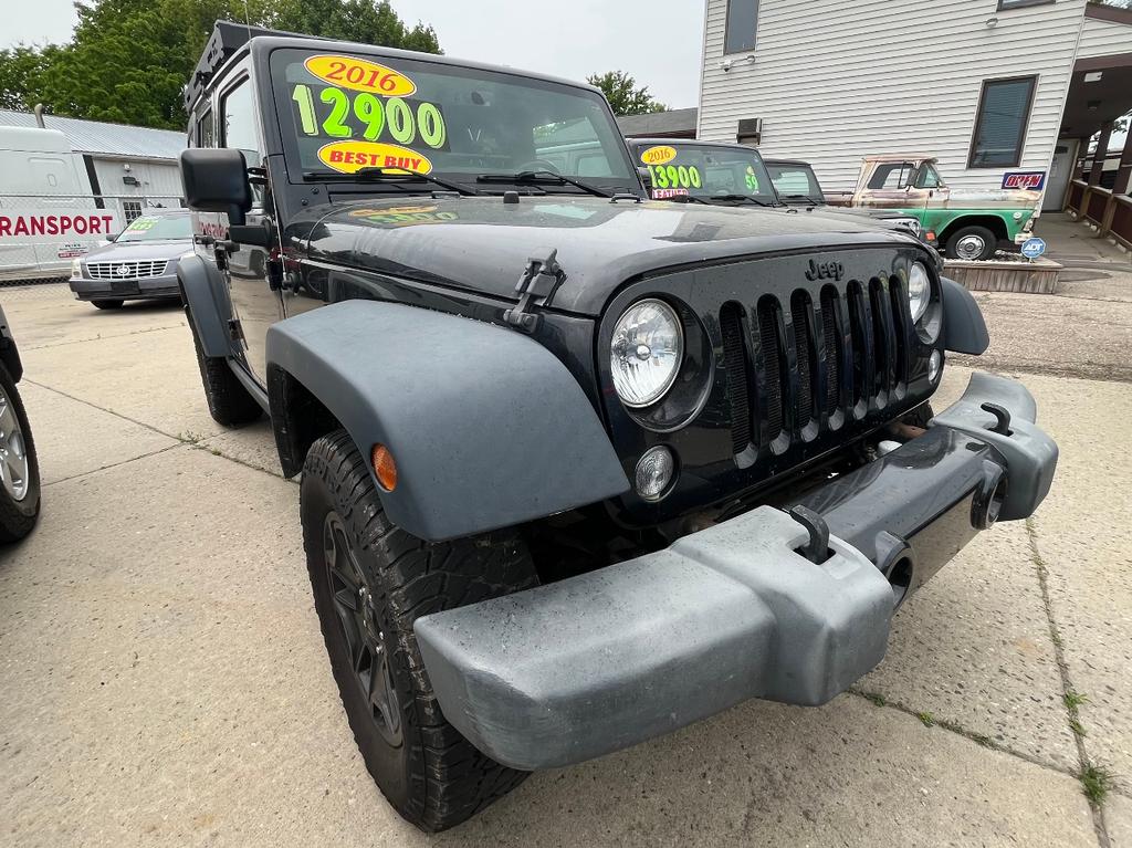 used 2016 Jeep Wrangler Unlimited car, priced at $12,900