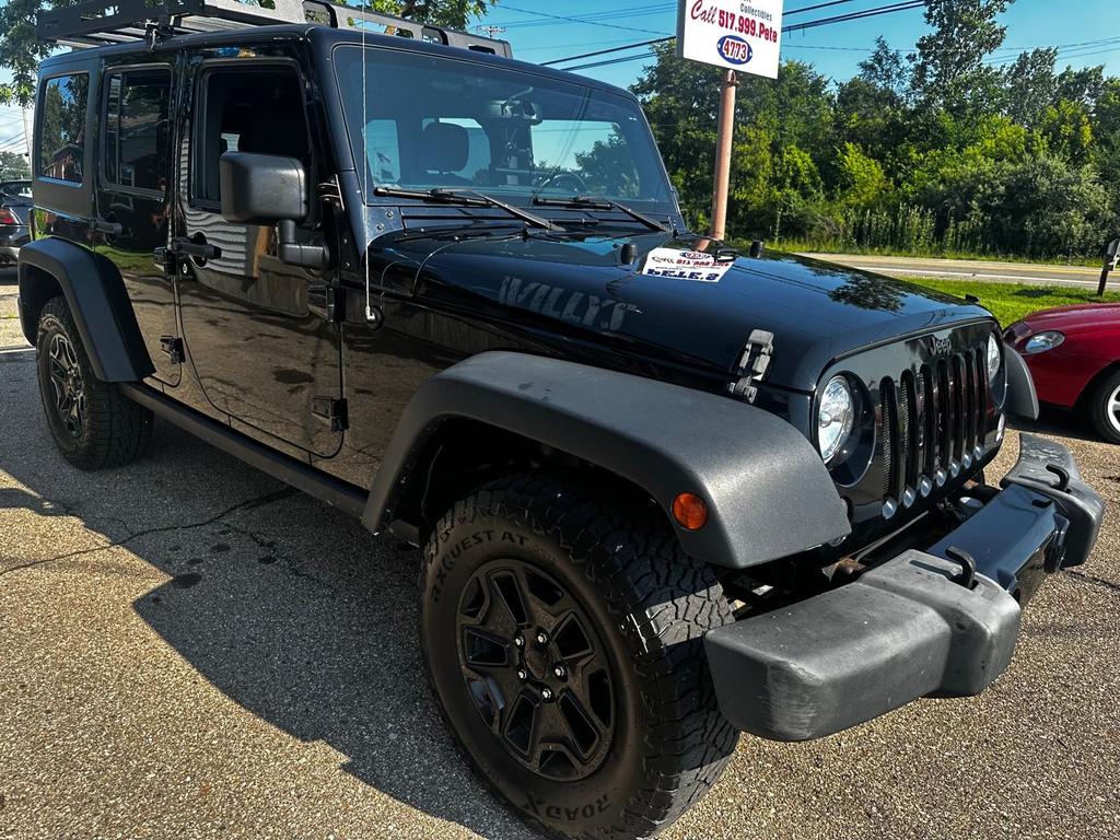 used 2016 Jeep Wrangler Unlimited car, priced at $14,500