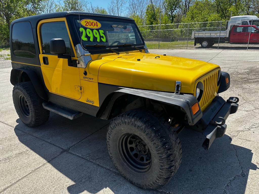used 2004 Jeep Wrangler car, priced at $2,995