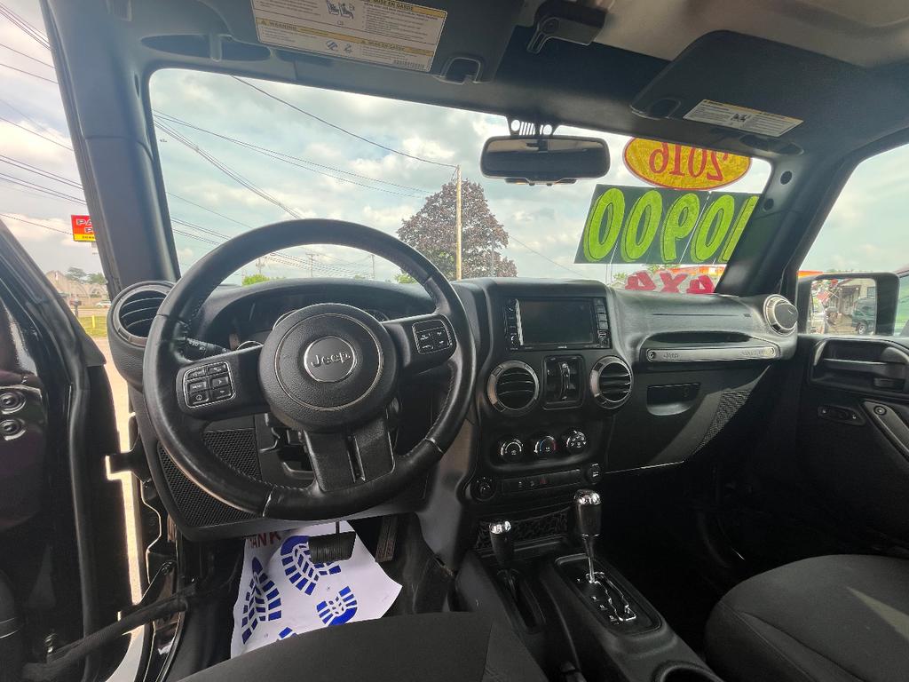 used 2016 Jeep Wrangler Unlimited car, priced at $10,900