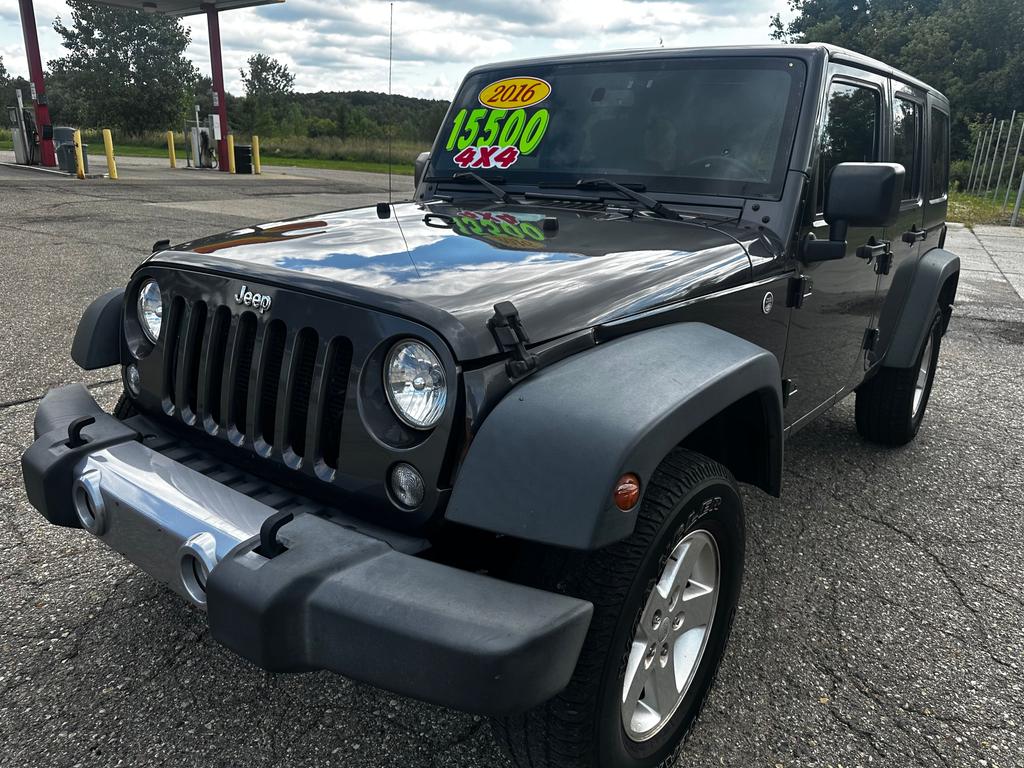 used 2016 Jeep Wrangler Unlimited car, priced at $15,500