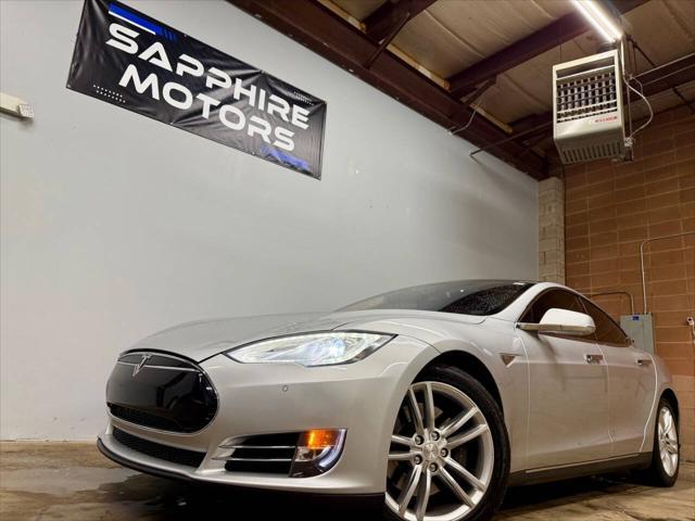 used 2014 Tesla Model S car, priced at $12,975