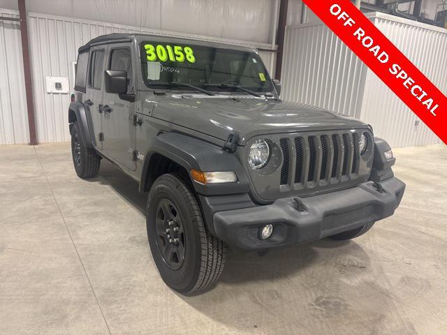 used 2020 Jeep Wrangler Unlimited car, priced at $22,180