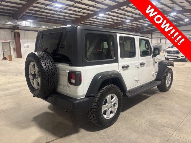 used 2020 Jeep Wrangler Unlimited car, priced at $20,120