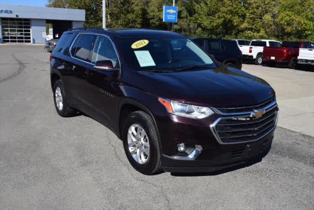 used 2021 Chevrolet Traverse car, priced at $29,600