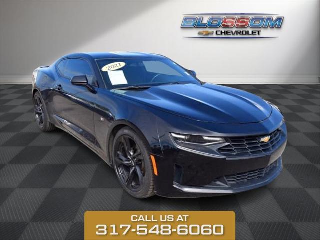used 2021 Chevrolet Camaro car, priced at $22,355