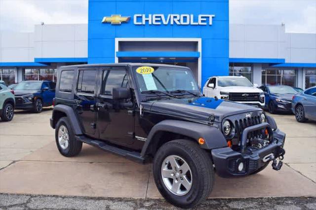 used 2010 Jeep Wrangler Unlimited car, priced at $17,875