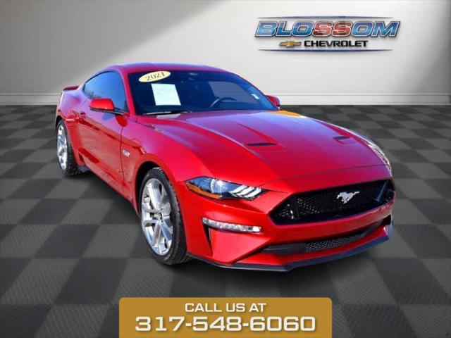 used 2021 Ford Mustang car, priced at $40,877