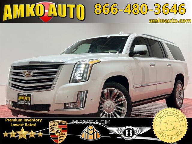 used 2018 Cadillac Escalade ESV car, priced at $23,685