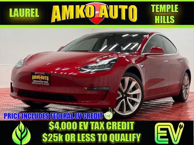 used 2018 Tesla Model 3 car