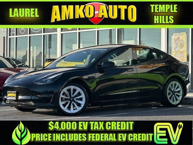 used 2022 Tesla Model 3 car