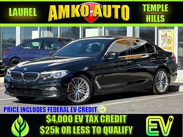 used 2018 BMW 530e car, priced at $19,985