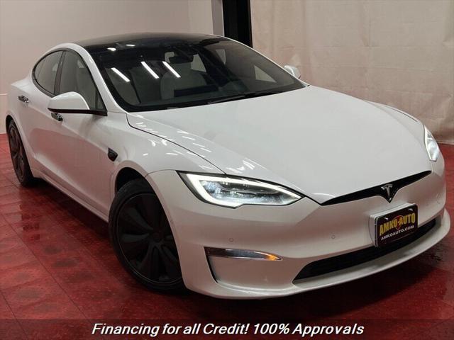 used 2021 Tesla Model S car, priced at $38,985