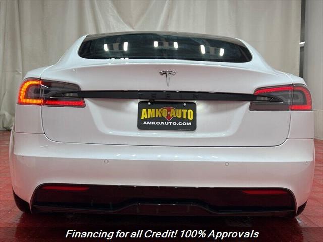 used 2021 Tesla Model S car, priced at $38,985