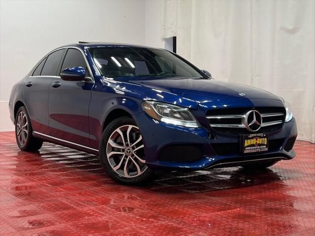 used 2018 Mercedes-Benz C-Class car, priced at $13,999