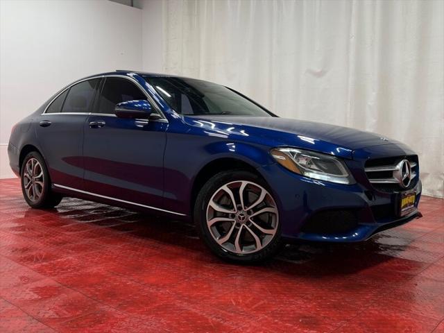 used 2018 Mercedes-Benz C-Class car, priced at $13,999