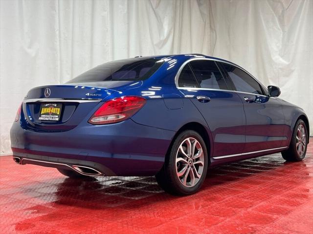 used 2018 Mercedes-Benz C-Class car, priced at $13,999