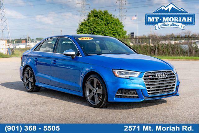 used 2018 Audi S3 car, priced at $28,995