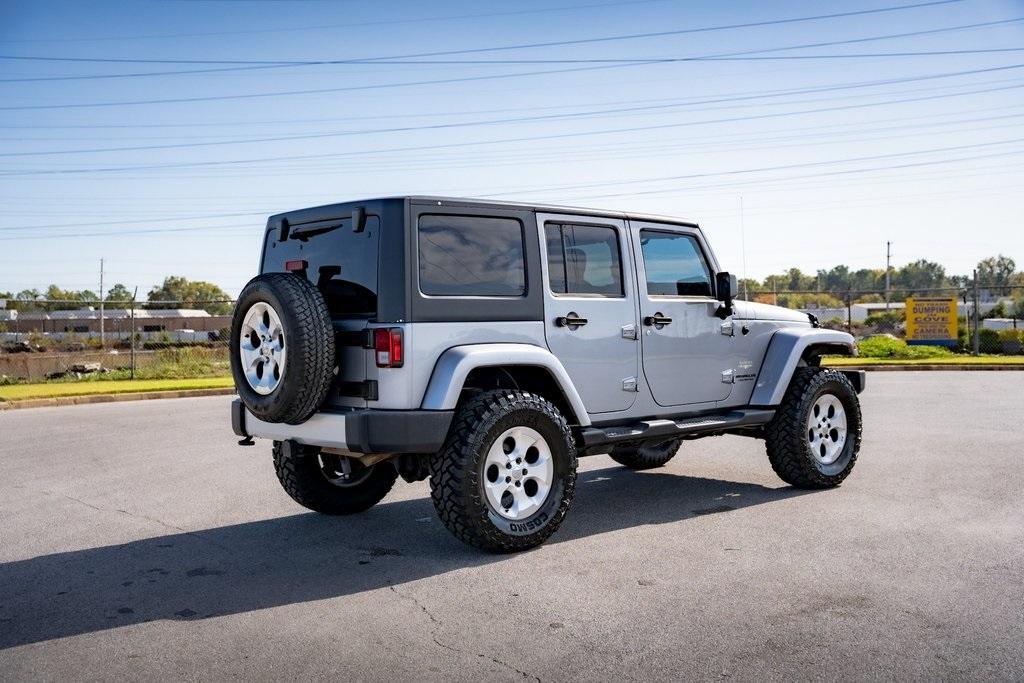 used 2015 Jeep Wrangler Unlimited car, priced at $20,456