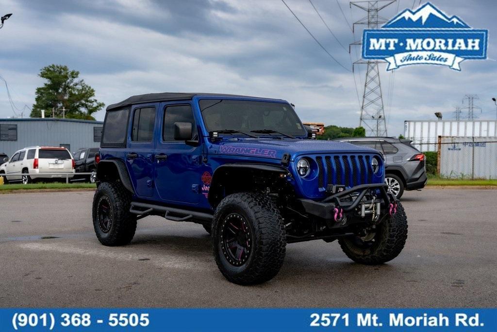 used 2019 Jeep Wrangler Unlimited car, priced at $29,329