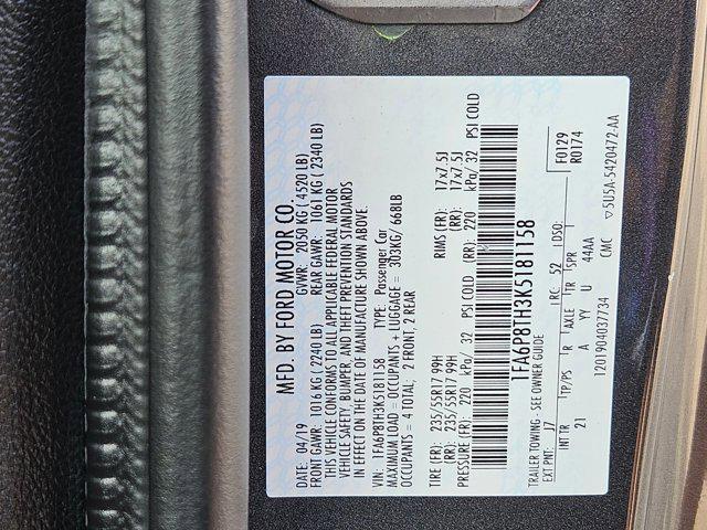 used 2019 Ford Mustang car, priced at $21,980