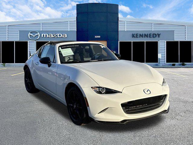 used 2021 Mazda MX-5 Miata RF car, priced at $24,200