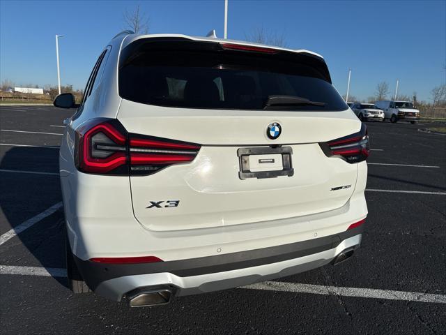 used 2022 BMW X3 car, priced at $33,900