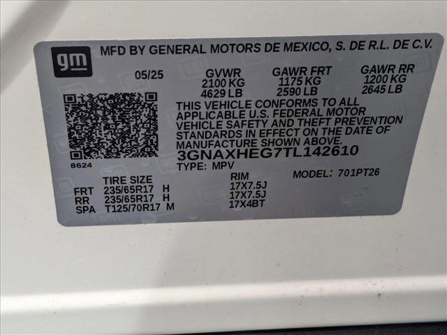new 2026 Chevrolet Equinox car, priced at $30,995
