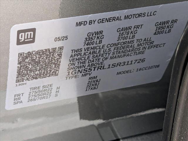 new 2025 Chevrolet Tahoe car, priced at $73,895