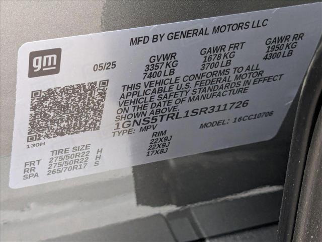 new 2025 Chevrolet Tahoe car, priced at $71,895