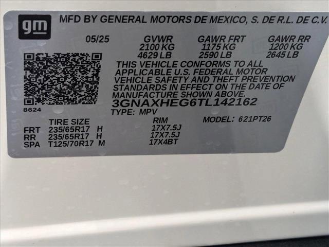 new 2026 Chevrolet Equinox car, priced at $29,130