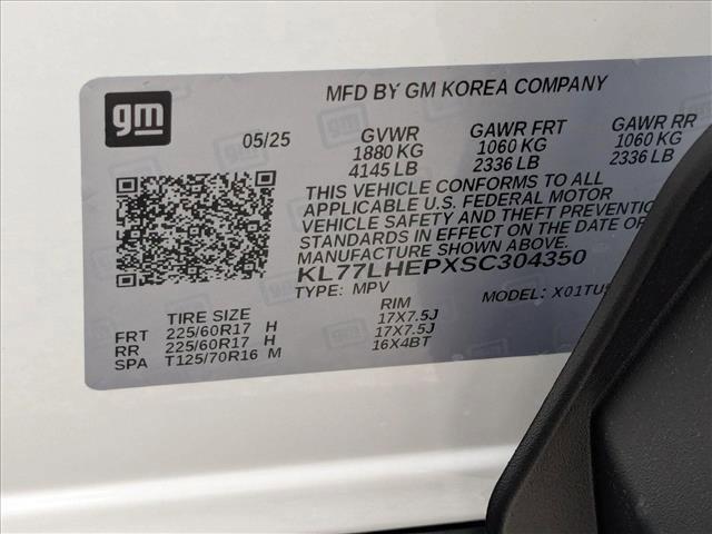 new 2025 Chevrolet Trax car, priced at $21,132