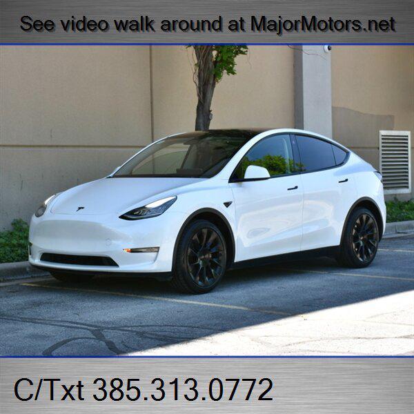 used 2021 Tesla Model Y car, priced at $28,000