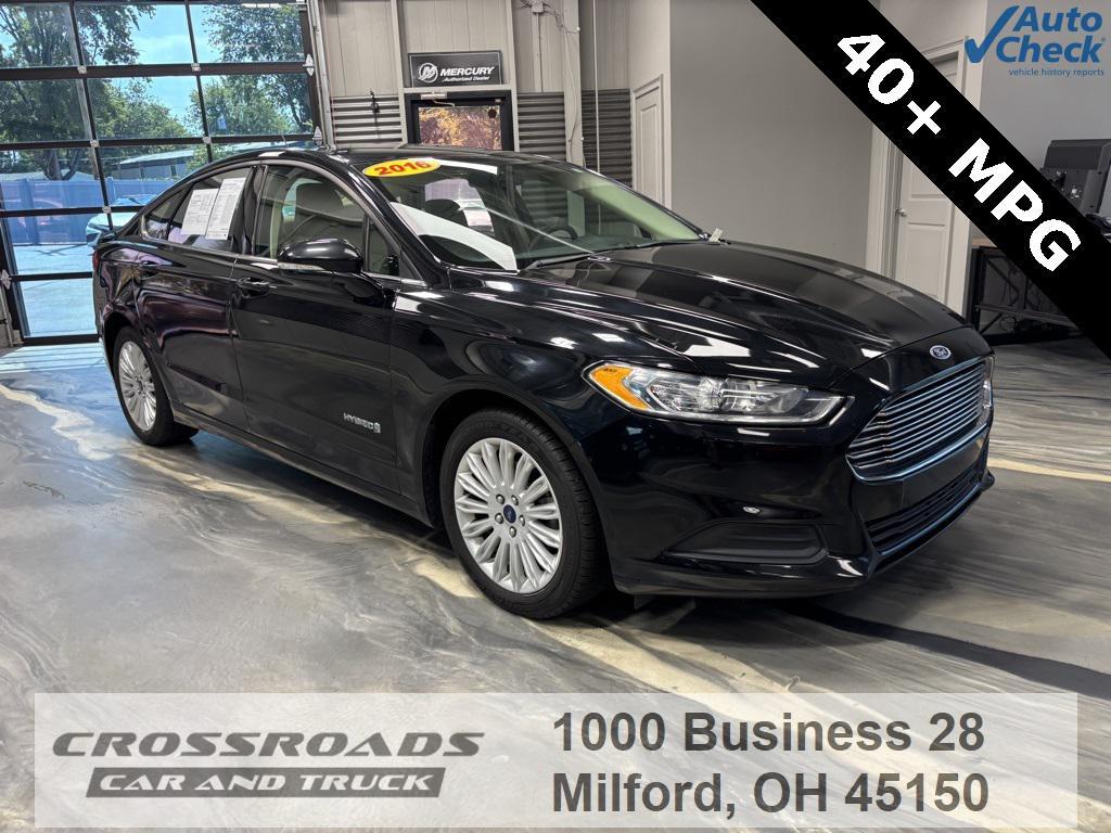 used 2016 Ford Fusion Hybrid car, priced at $13,495