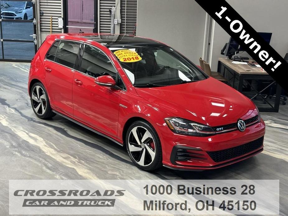 used 2018 Volkswagen Golf GTI car, priced at $25,195