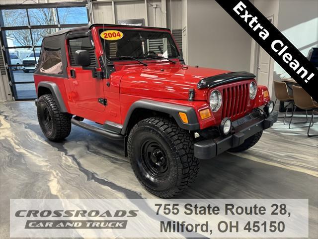 used 2004 Jeep Wrangler car, priced at $14,495