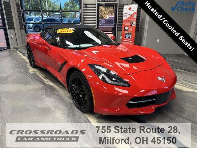 used 2017 Chevrolet Corvette car, priced at $38,995