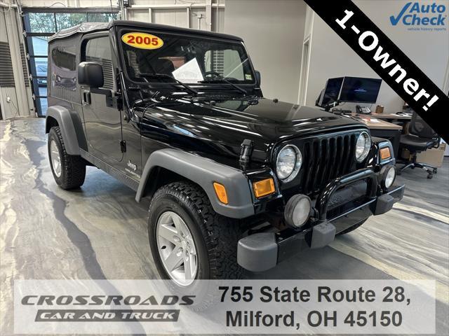 used 2005 Jeep Wrangler car, priced at $17,995