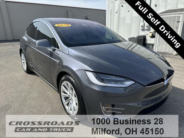 used 2018 Tesla Model X car, priced at $25,495