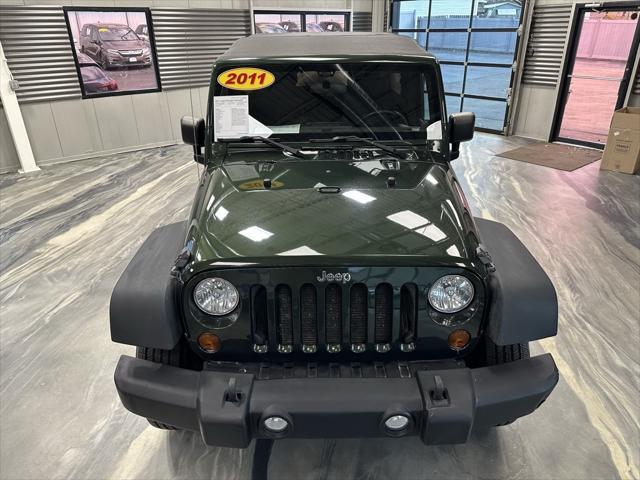 used 2011 Jeep Wrangler Unlimited car, priced at $13,495