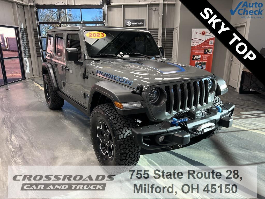 used 2023 Jeep Wrangler 4xe car, priced at $35,795