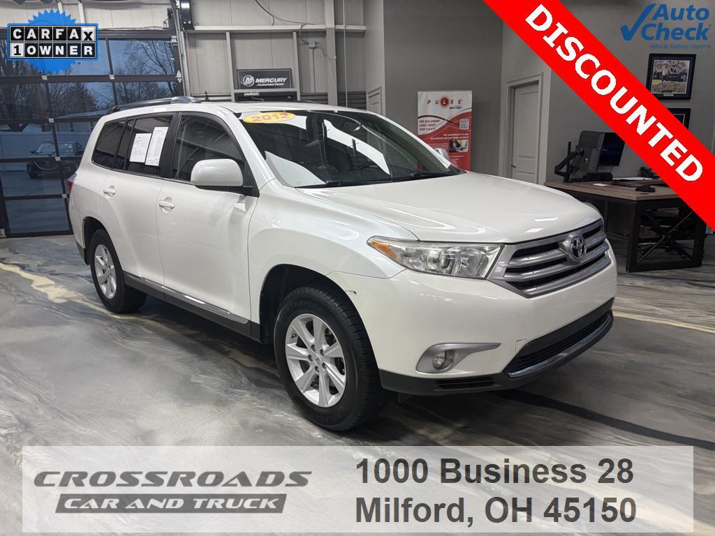 used 2012 Toyota Highlander car, priced at $10,500