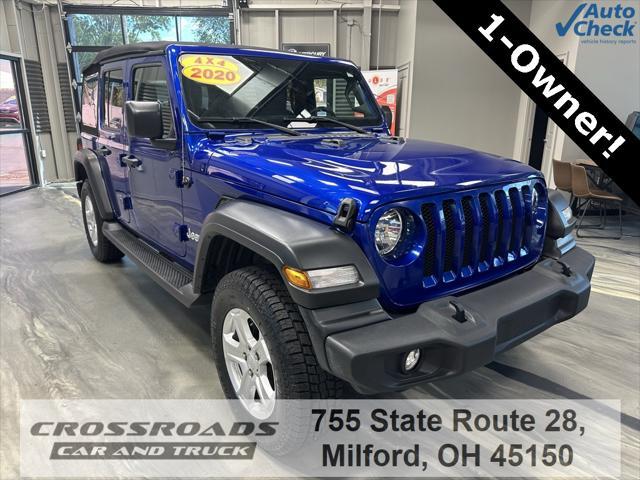 used 2020 Jeep Wrangler Unlimited car, priced at $28,995