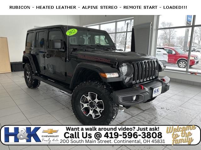 used 2022 Jeep Wrangler Unlimited car, priced at $34,997