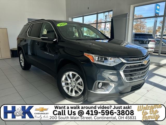 used 2020 Chevrolet Traverse car, priced at $23,343