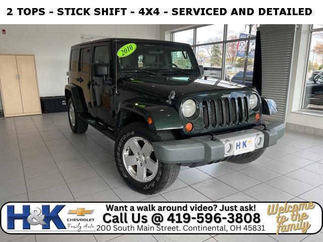 used 2010 Jeep Wrangler Unlimited car, priced at $10,997